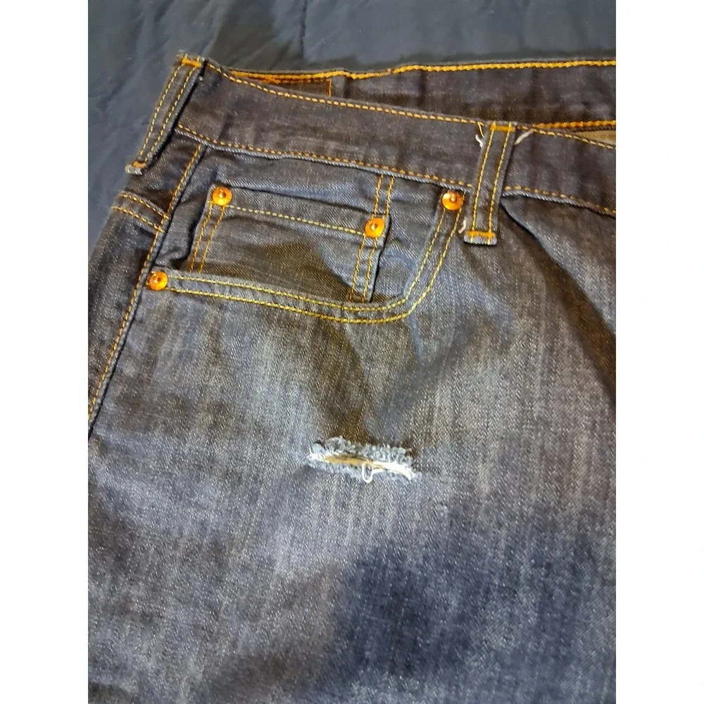 Levis 569 Loose Straight Fit Mens Jeans Dark‎ Wash Indigo W40 L32 00569-0127